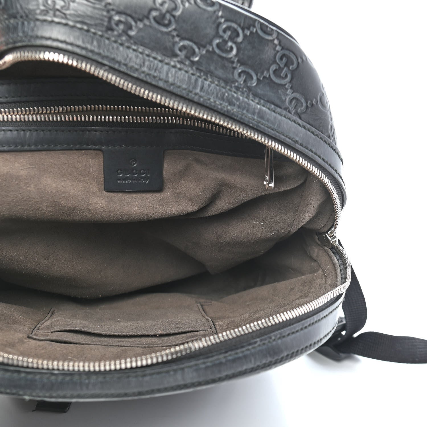 Gucci Guccissima Signature Small Day Backpack Black 5 of 9