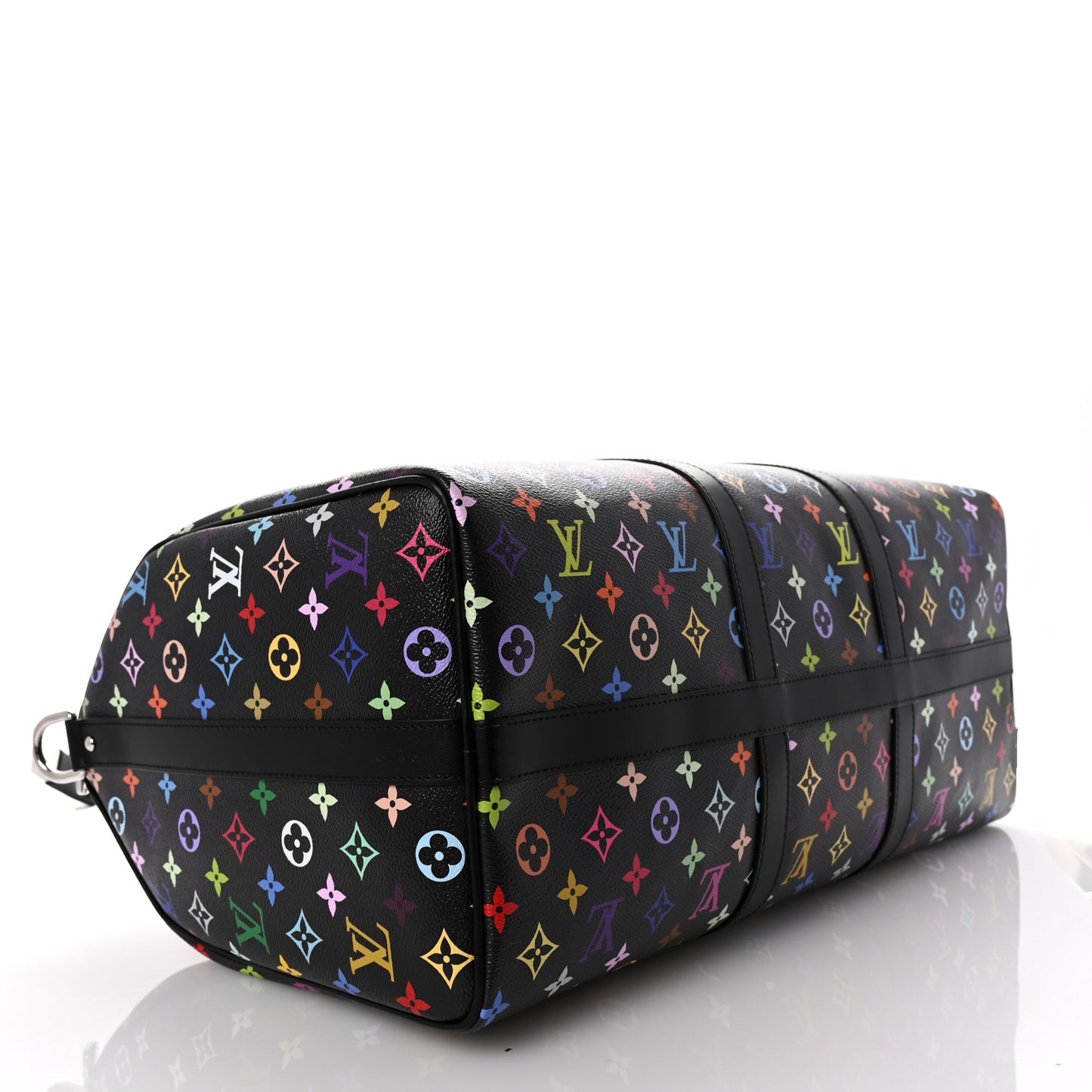 LV X TM Monogram Multicolor Keepall Bandouliere 50 Black