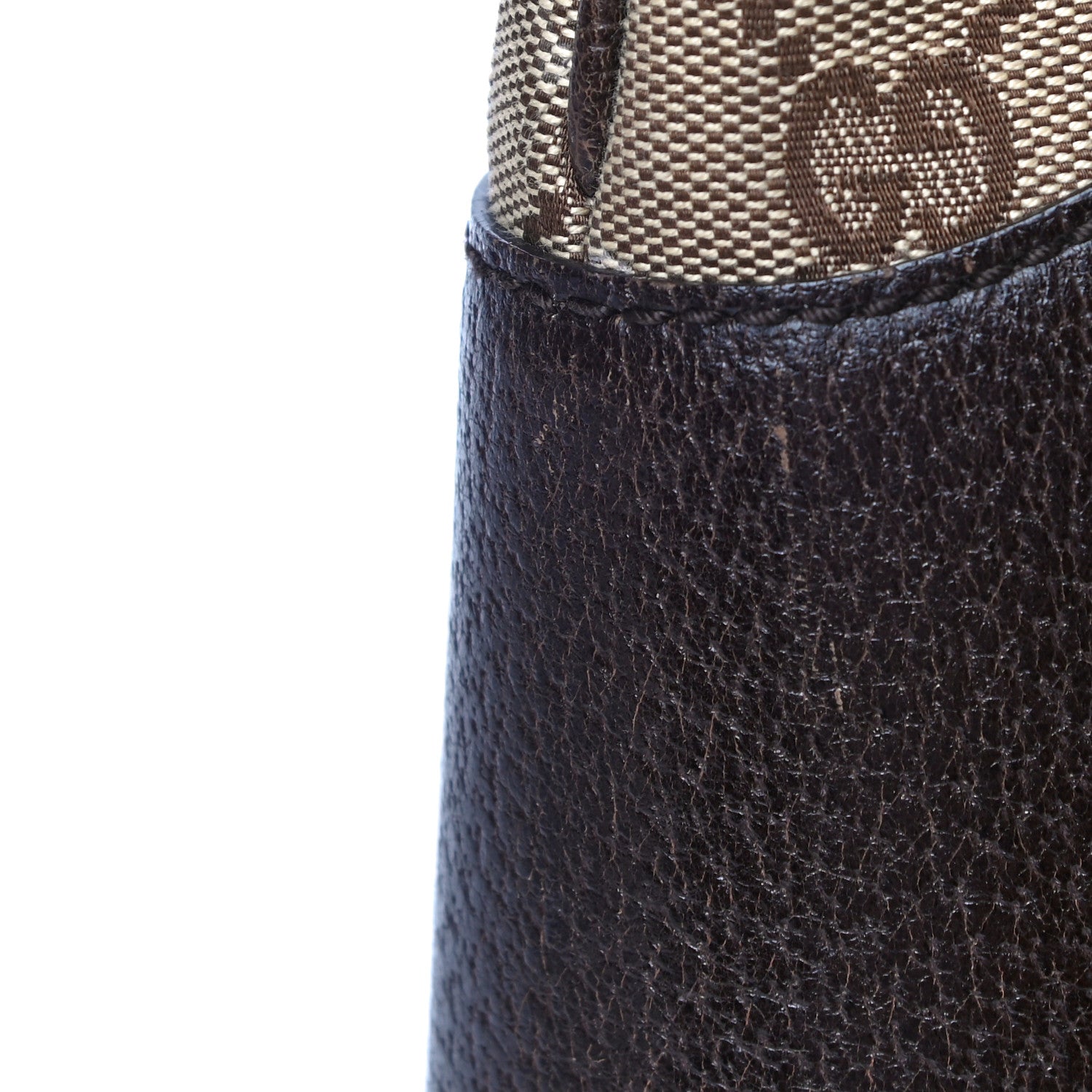 Gucci Monogram Signature Tote Dark Brown 38 of 41