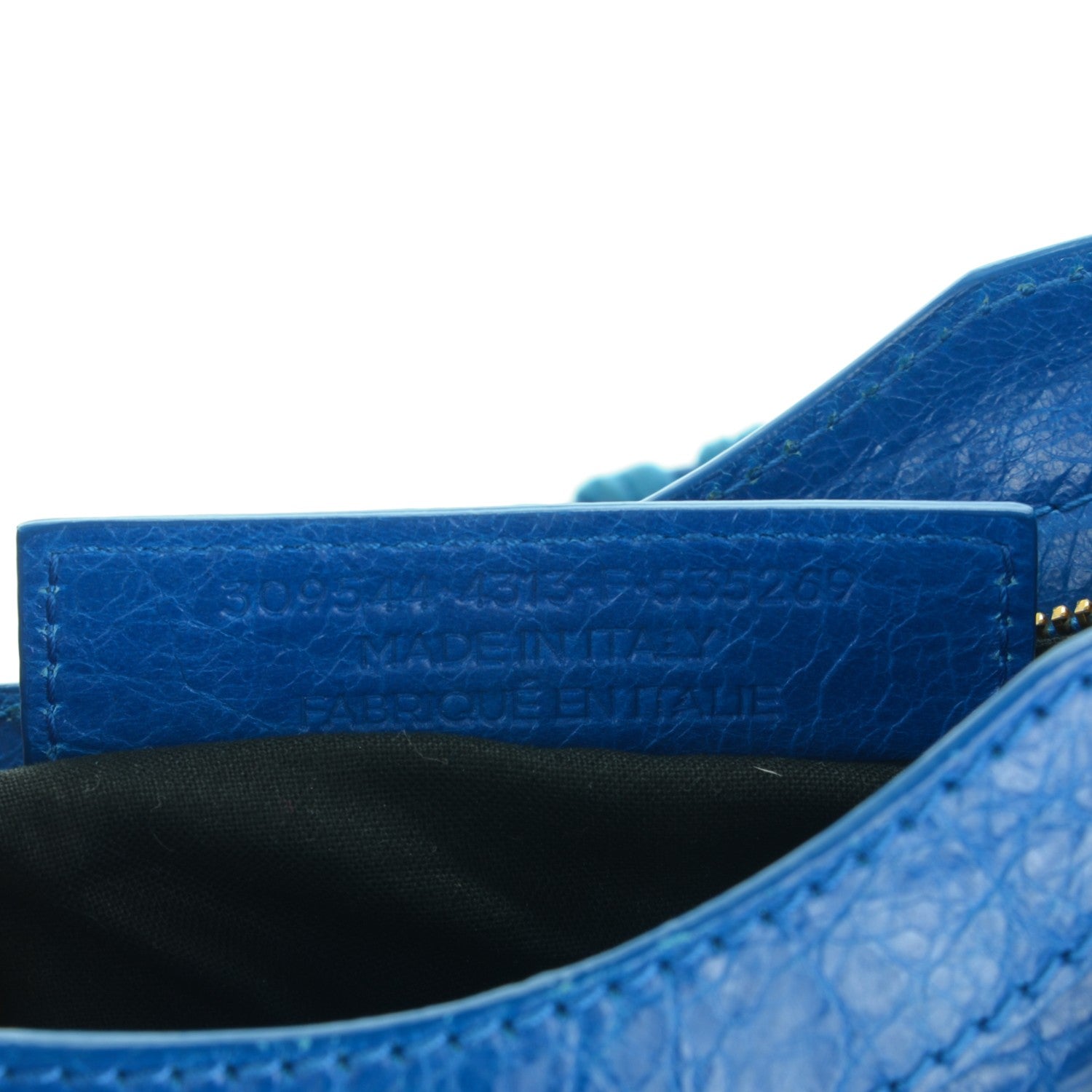 Balenciaga Agneau Giant 12 Gold Hardware Mini City Bleu Lazuli 7 of 7