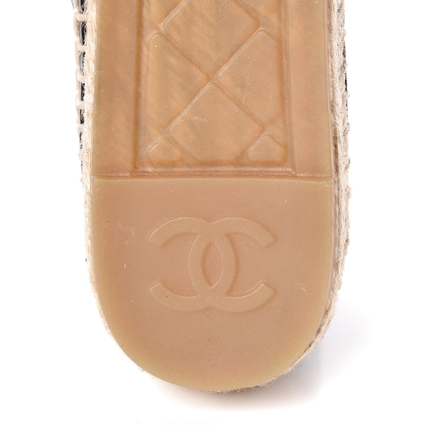 Lambskin CC Espadrilles 37 Black