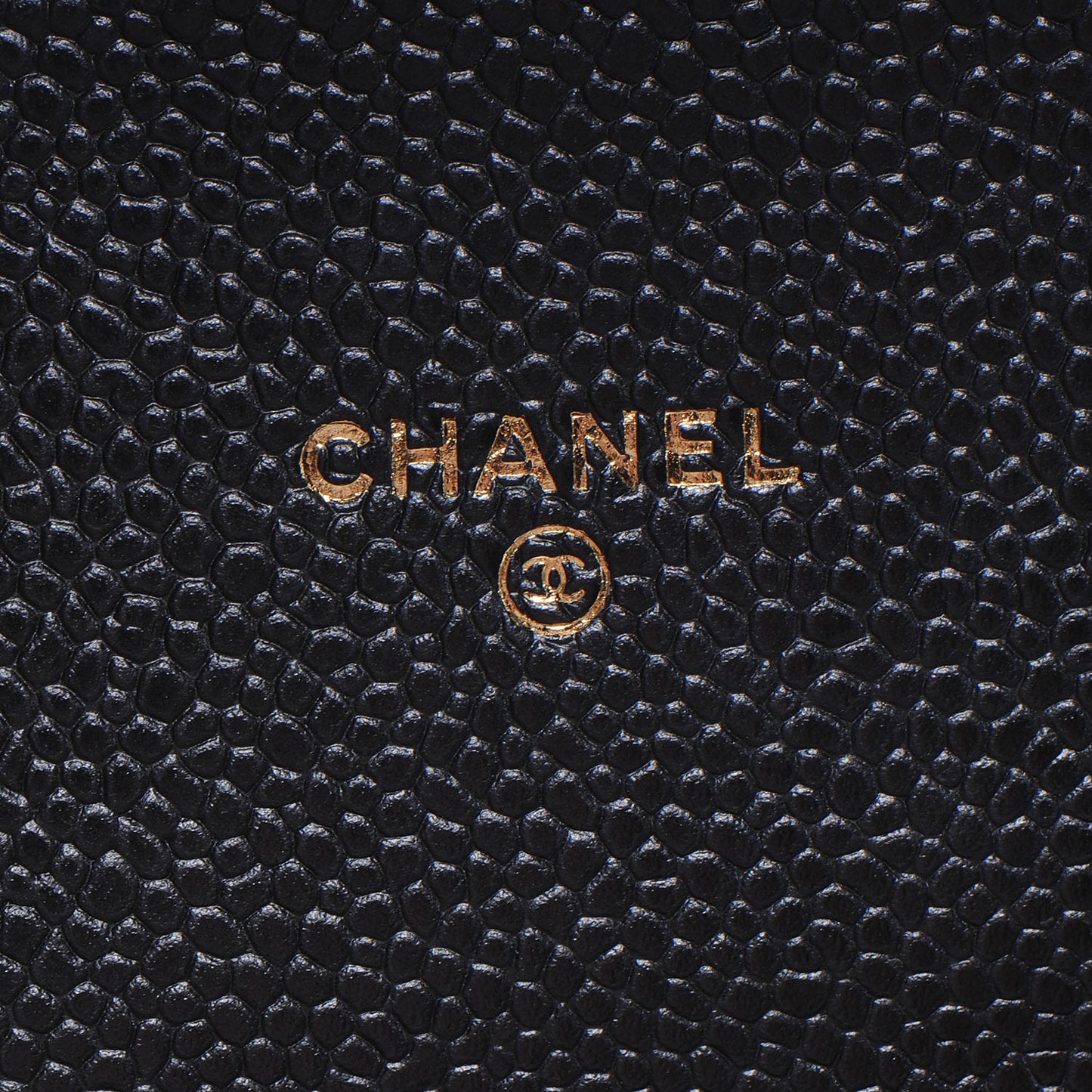 Caviar Quilted Travel Wallet Black