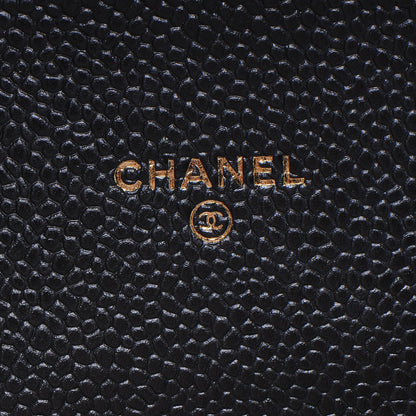 Chanel Caviar Quilted Travel Wallet Black 5 of 7