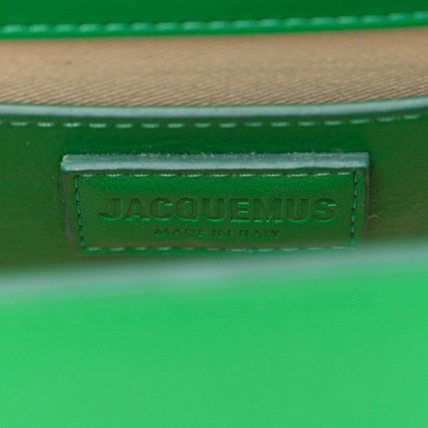 Jacquemus Smooth Calfskin Le Grand Bambino Green 6 of 10