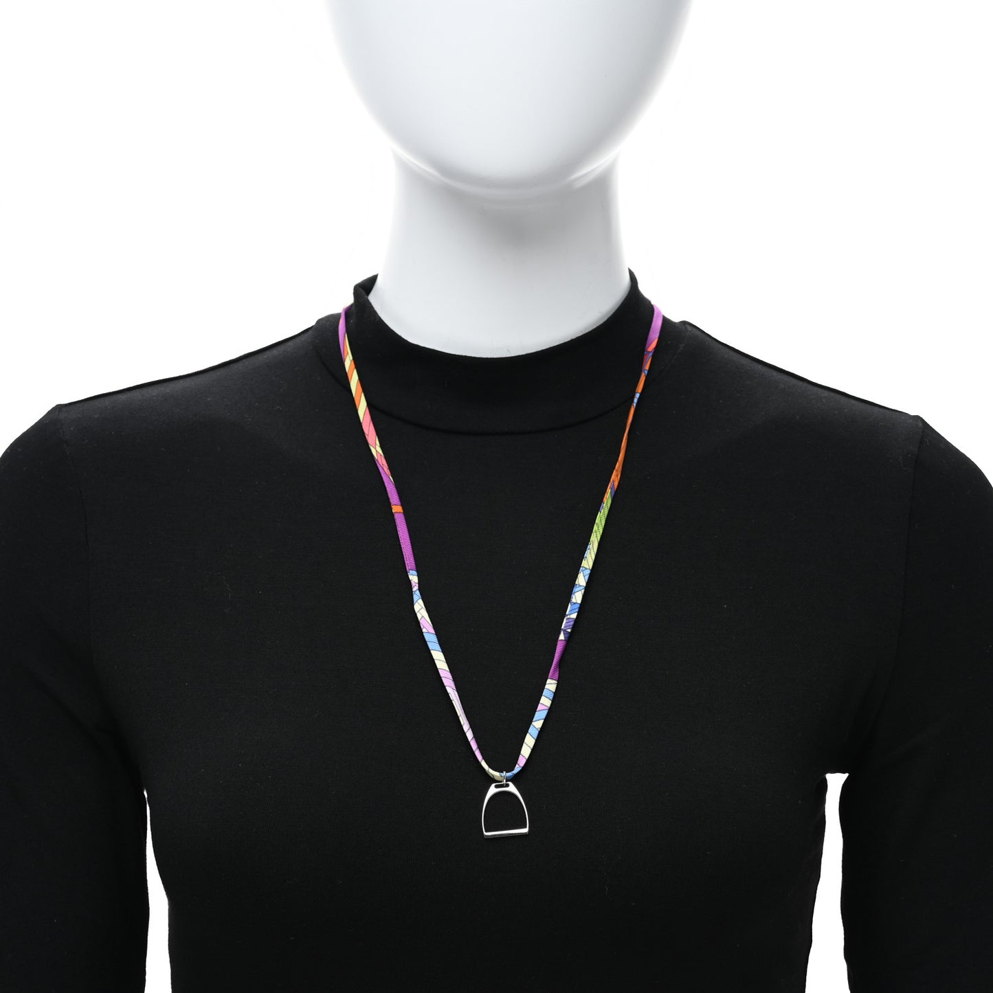 Silk Tourbillon de Couleurs Necklace Multicolor