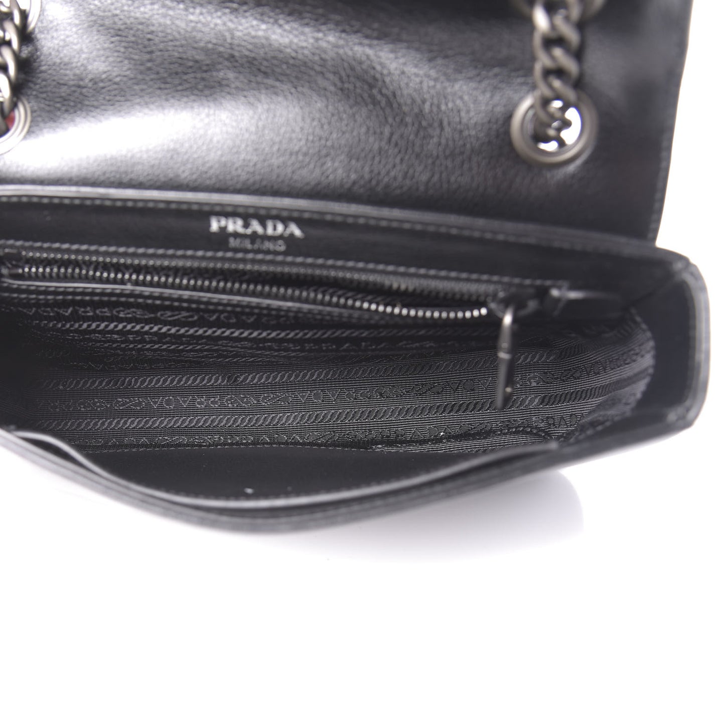 Glace Calfskin Studded Crossbody Turchese Black