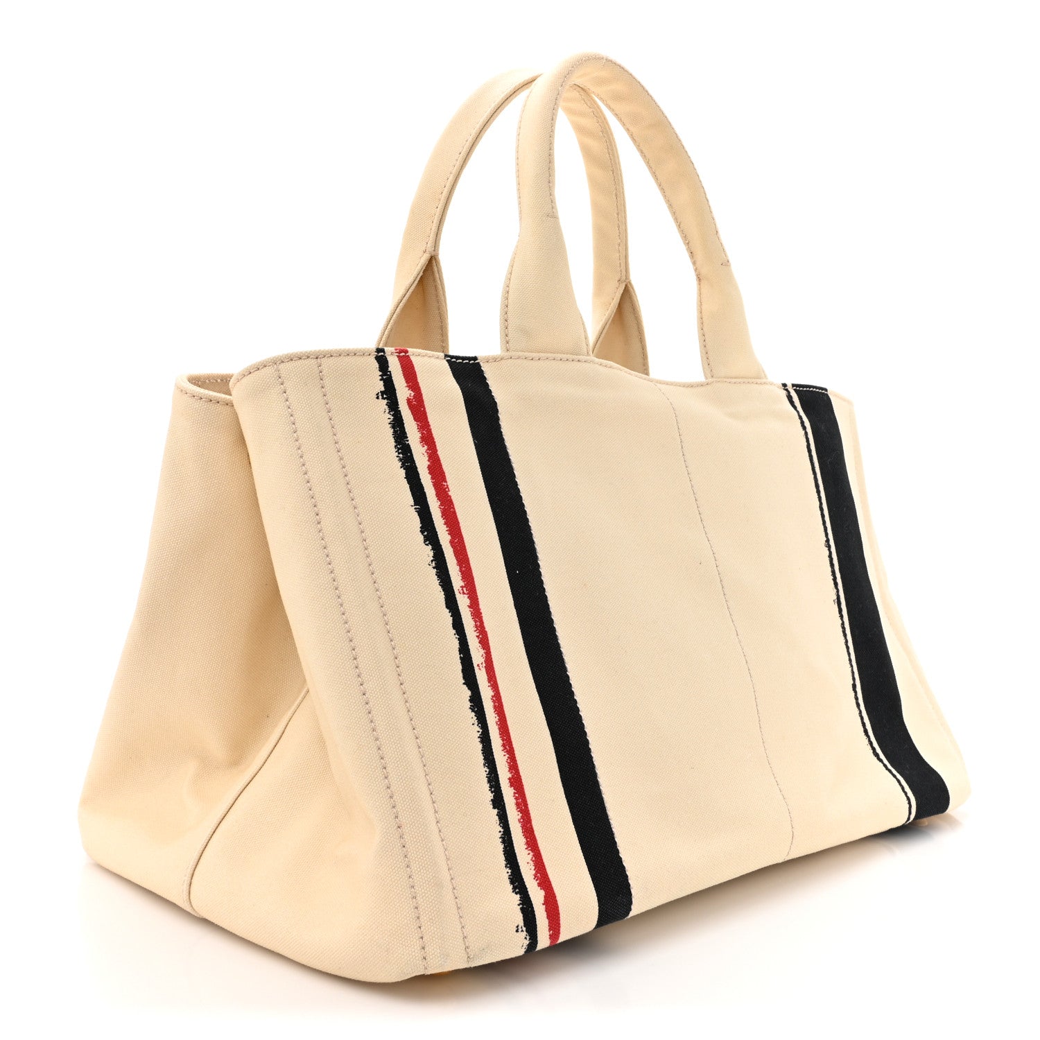 Prada Canapa Logo Tote Grezzo 3 of 18