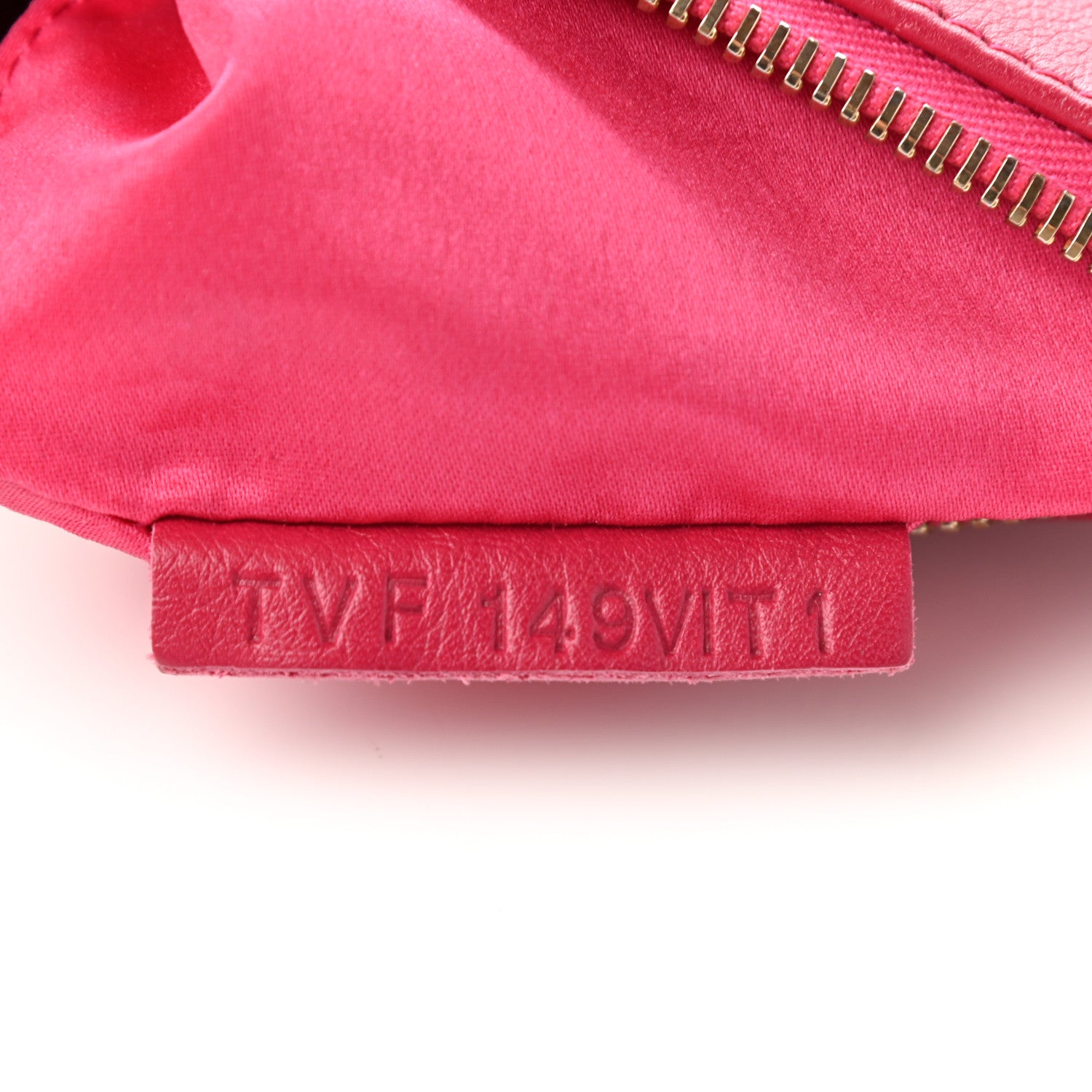 Valentino Garavani Vitello Rockstud Zip Wristlet Pouch Cyclamin 7 of 15