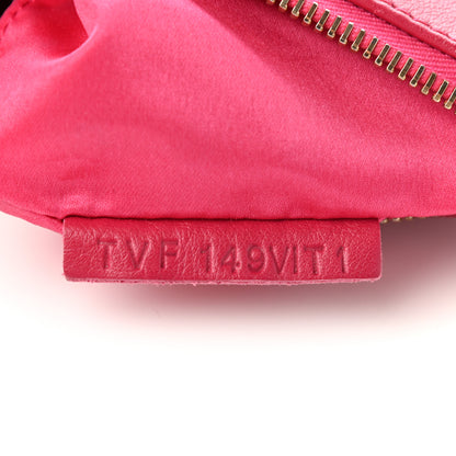 Valentino Garavani Vitello Rockstud Zip Wristlet Pouch Cyclamin 7 of 15