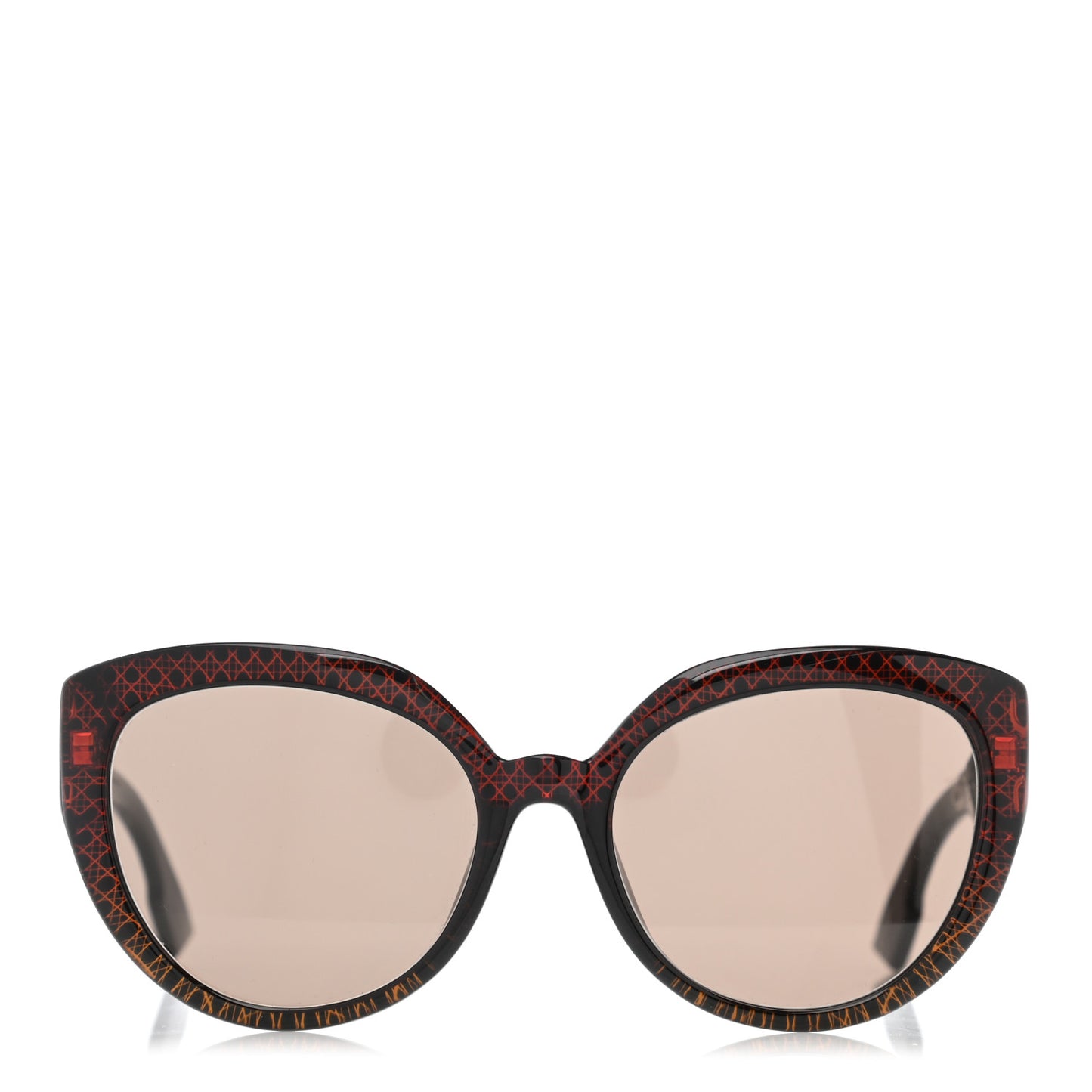 Acetate DDiorF Cat Eye Sunglasses Brown