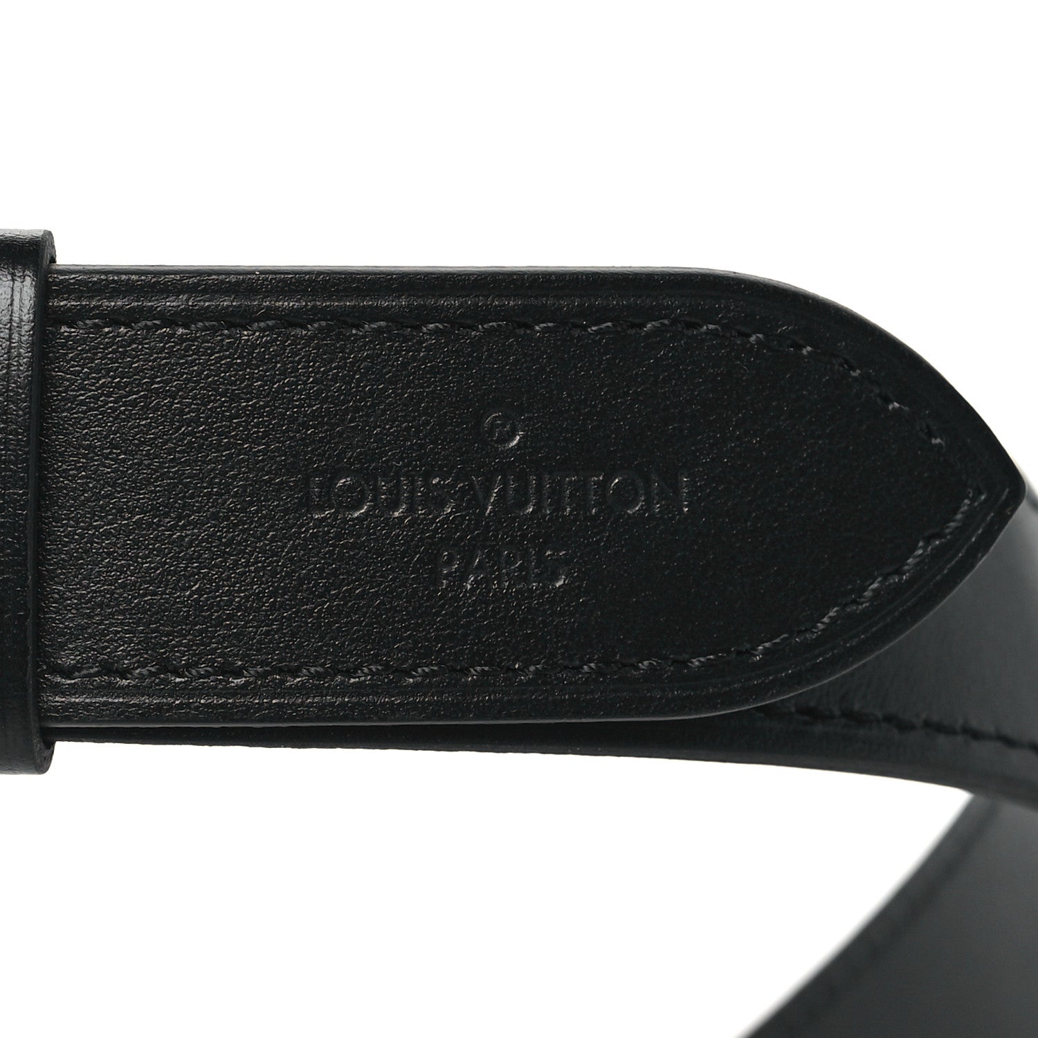 Louis Vuitton Calfskin Adjustable Shoulder Strap Black 4 of 4