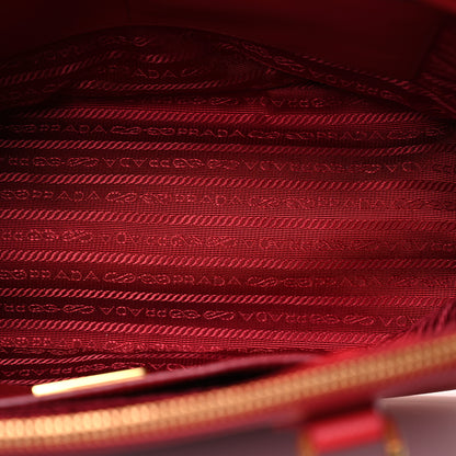 Prada Saffiano Medium Galleria Double Zip Tote Fuoco 5 of 20