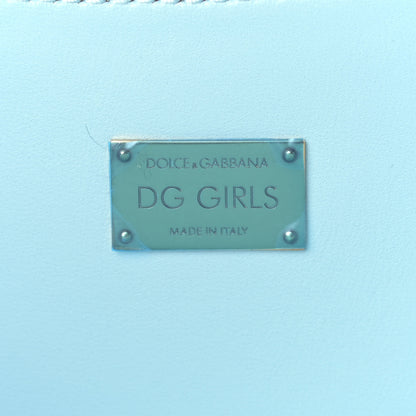 Dolce & Gabbana Brocade DG Girls Shoulder Bag Light Blue 8 of 8