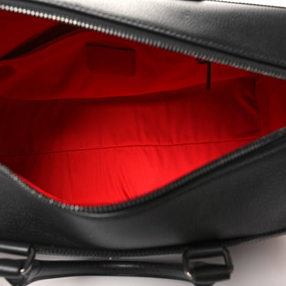 Christian Louboutin Calfskin Sneakender Studded Duffle Bag Black 4 of 8