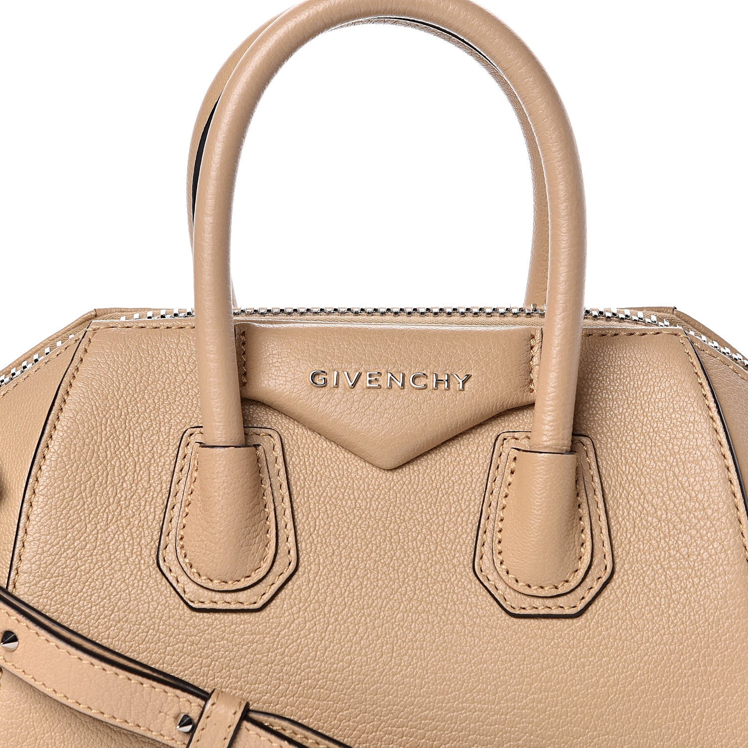 Givenchy Sugar Goatskin Mini Antigona Nude 10 of 10
