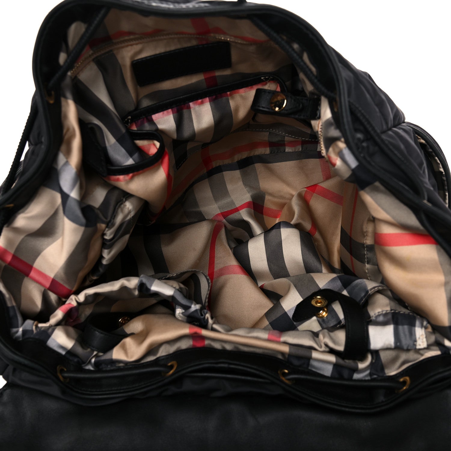 Burberry Nylon Quilted Diaper Bag Black 13 of 18