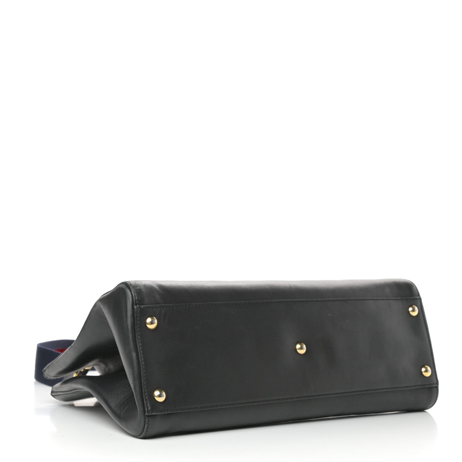 Gucci Calfskin Large Sylvie Top Handle Tote Black 4 of 11