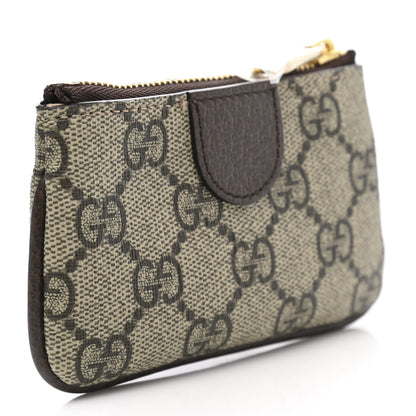 Gucci GG Supreme Monogram Web Ophidia Key Case Beige New Acero 3 of 8