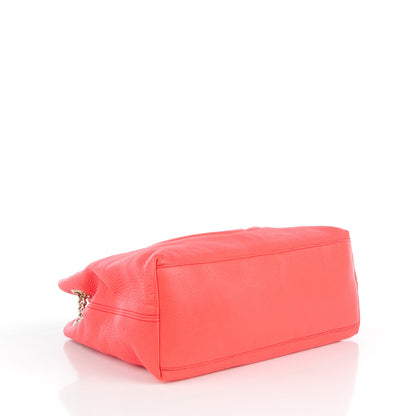 Gucci Pebbled Calfskin Medium Soho Chain Shoulder Bag Begonia Pink 4 of 7