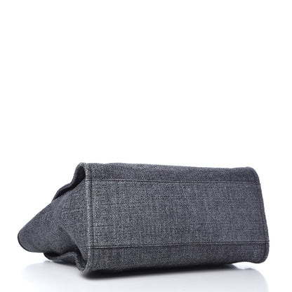 Chanel Canvas Medium Deauville Tote Charcoal 4 of 10