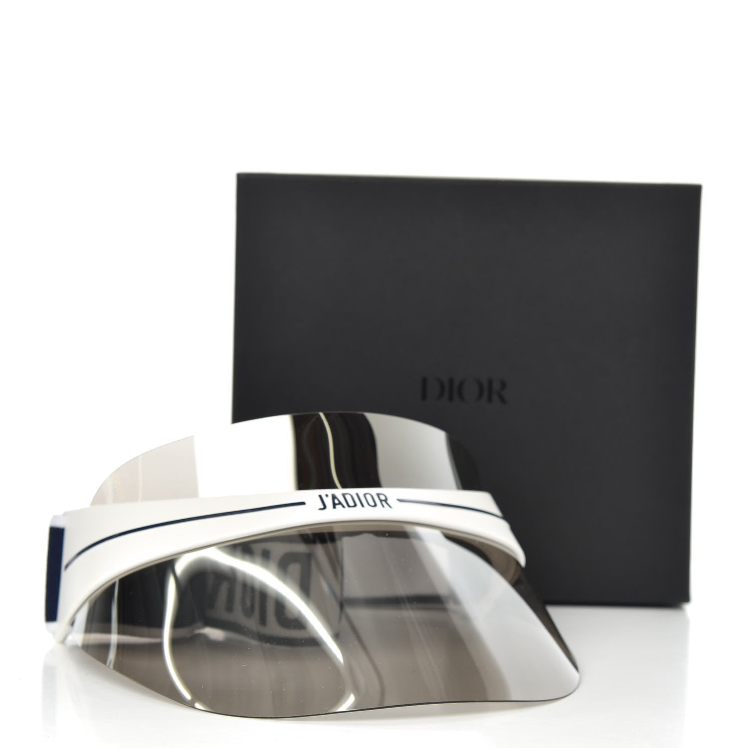 Christian Dior Mirrored DiorClub1 Sun Visor Silver 6 of 6
