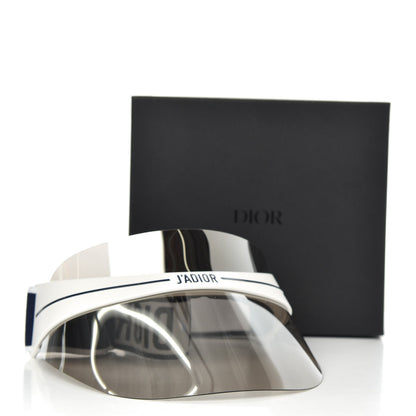 Christian Dior Mirrored DiorClub1 Sun Visor Silver 6 of 6