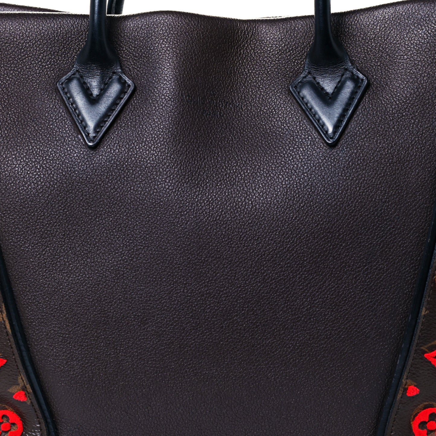 Veau Cachemire Tote W PM Chocolate