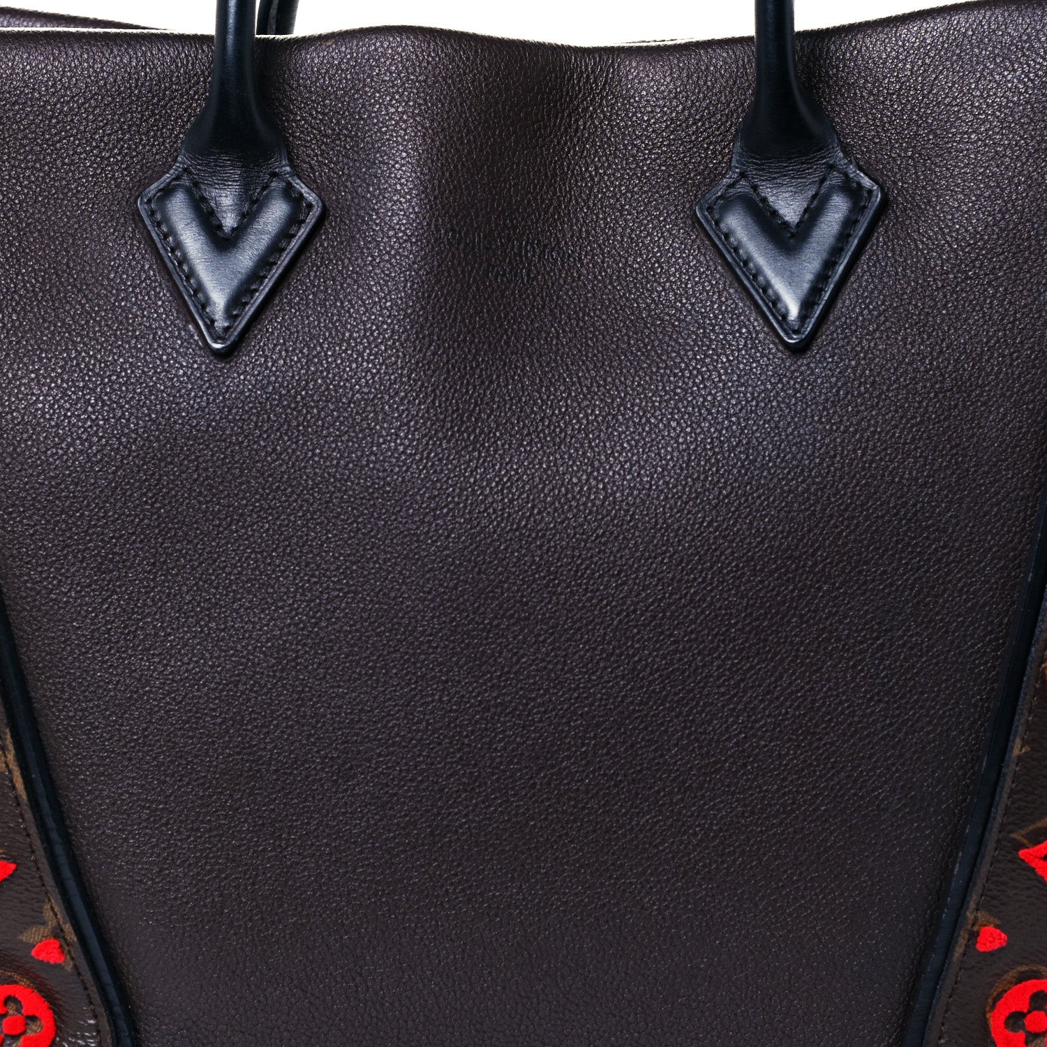 Louis Vuitton Veau Cachemire Tote W PM Chocolate 9 of 11