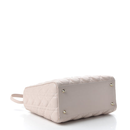 Christian Dior Lambskin Cannage Medium Lady Dior Light Pink 5 of 10