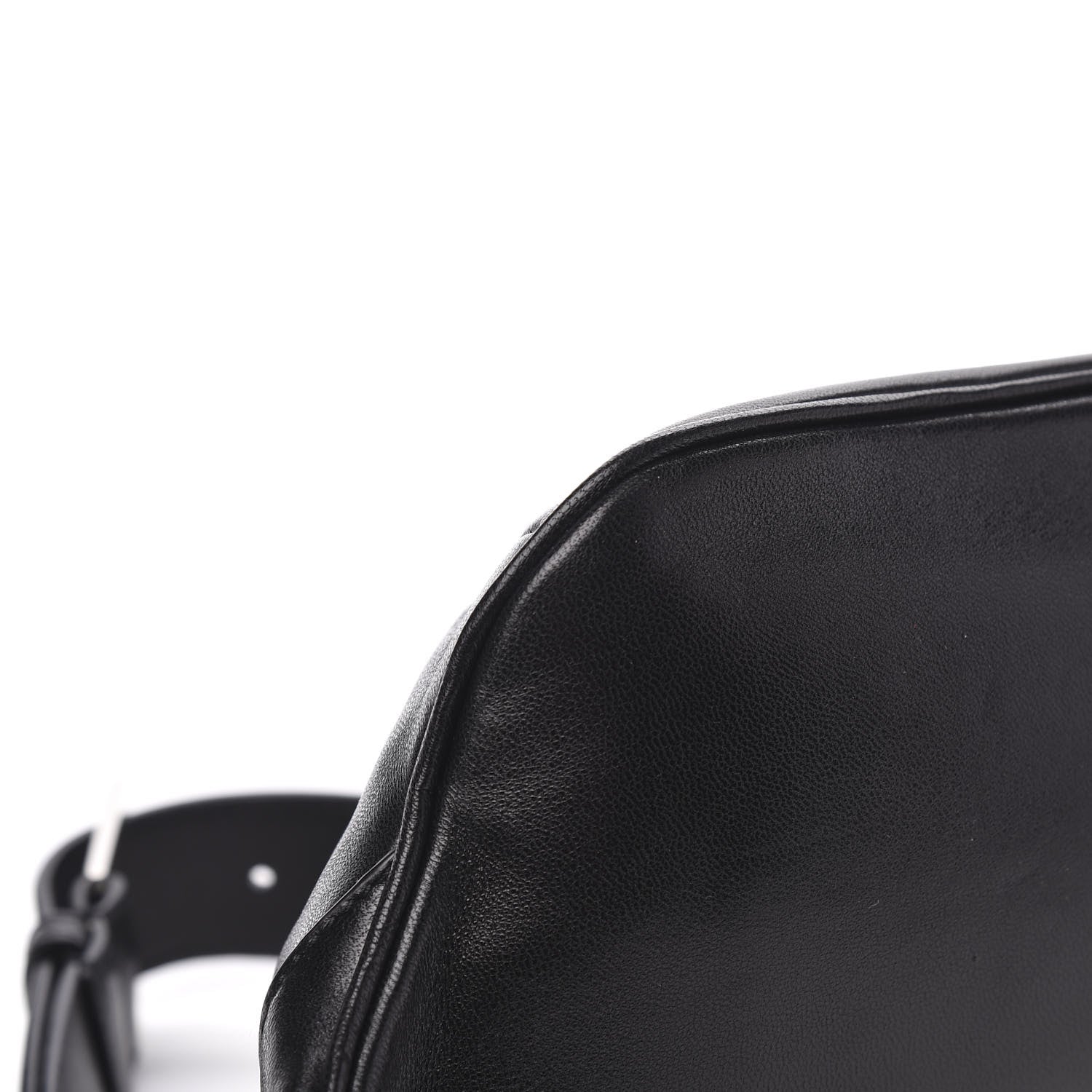 Saint Laurent Calfskin Monogram Belt Bag Black 8 of 9