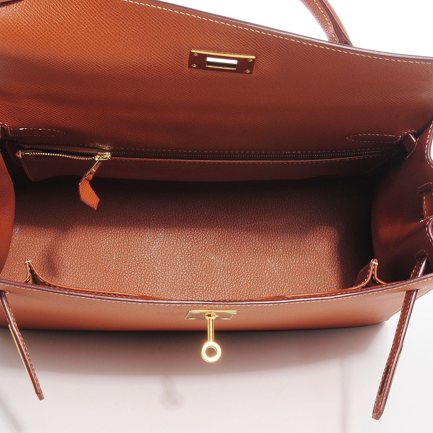 Hermes Epsom Kelly Sellier 32 Gold 6 of 25