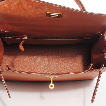 Hermes Epsom Kelly Sellier 32 Gold 6 of 25