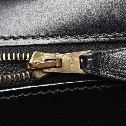 Hermes Box Kelly Retourne 40 Black 14 of 36