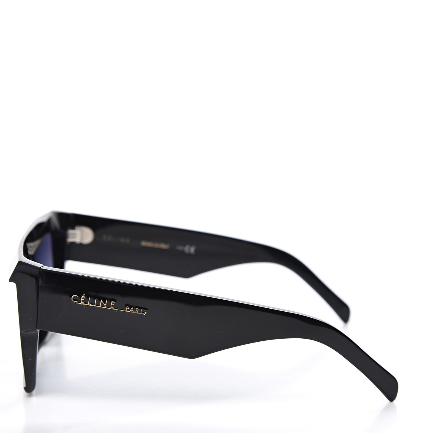 Acetate Squared Sunglasses CL40030F Black