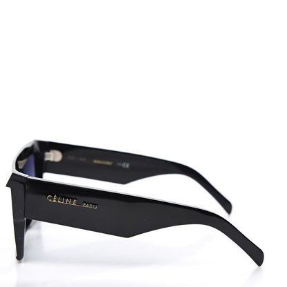 Celine Acetate Squared Sunglasses CL40030F Black 3 of 6