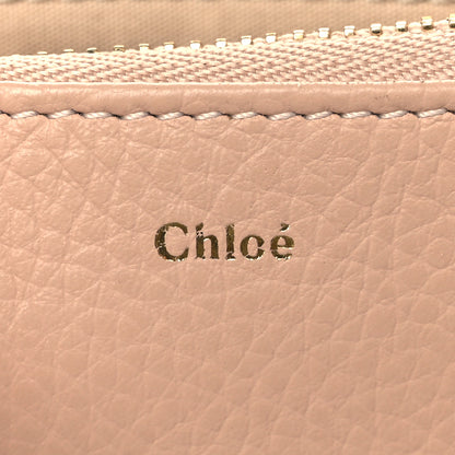 Chloe Calfskin Alphabet Long Zipped Wallet Blush Nude 6 of 6