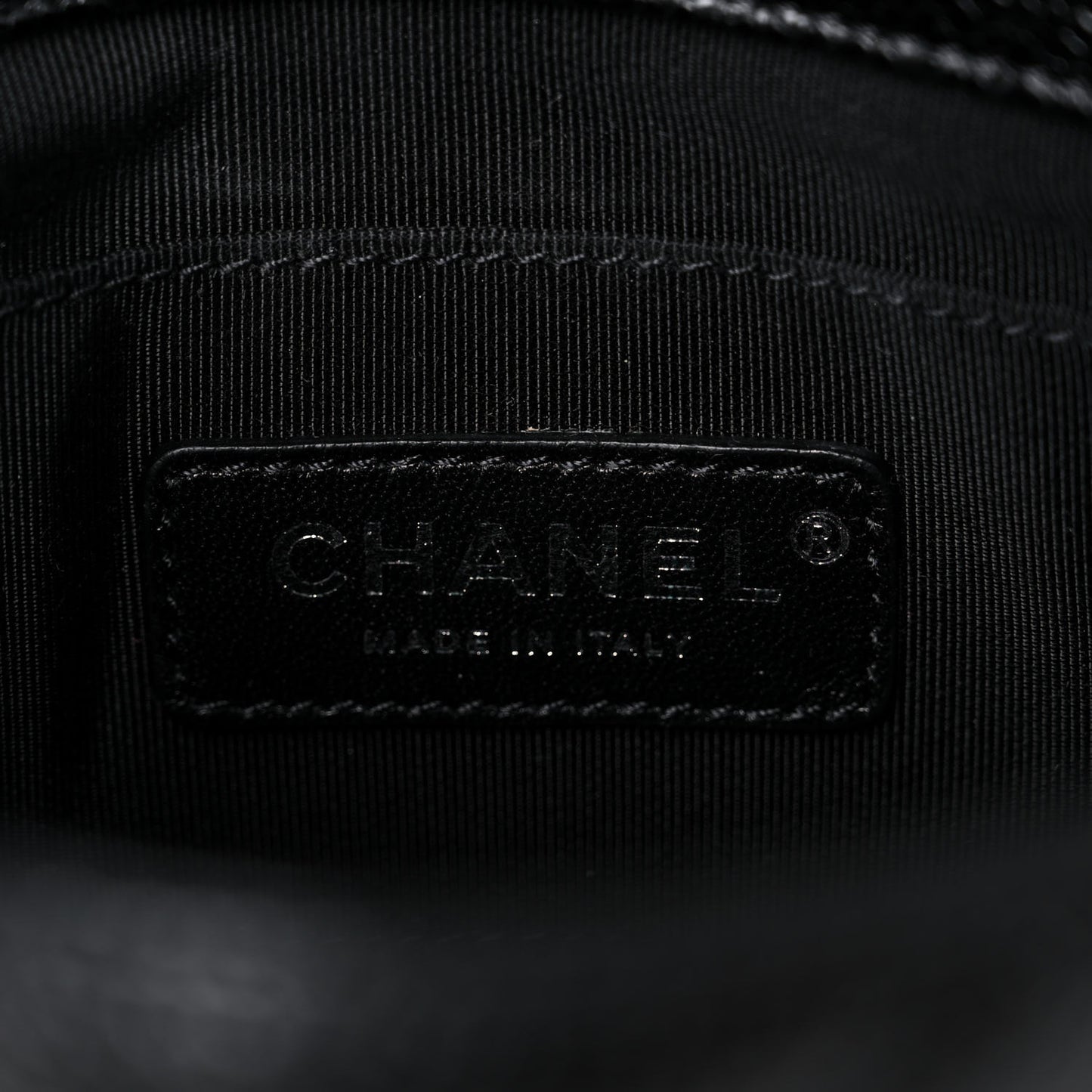 Caviar Quilted Incognito Mini Square Flap Black