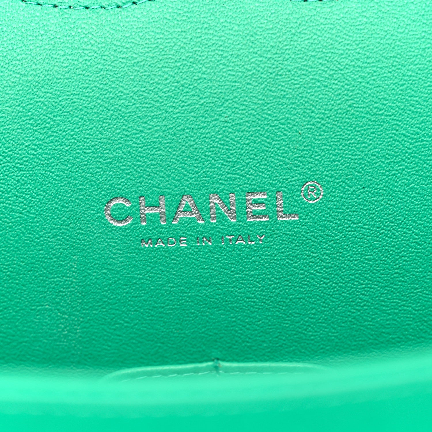 Chanel Lambskin Quilted Maxi Double Flap Green 6 of 13
