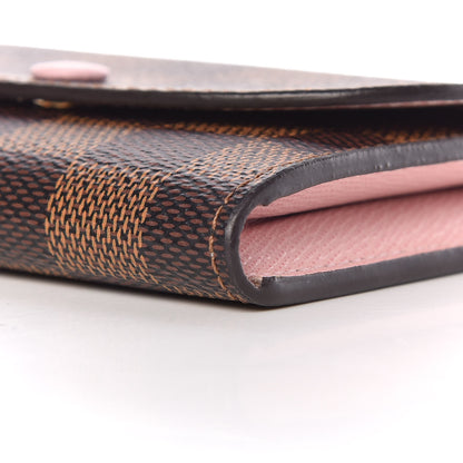 Louis Vuitton Damier Ebene Rosalie Coin Purse Rose Ballerine 6 of 10