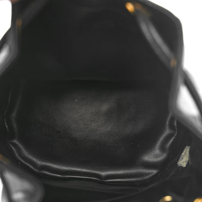 Chanel Lambskin CC Drawstring Shoulder Bag Black 6 of 11