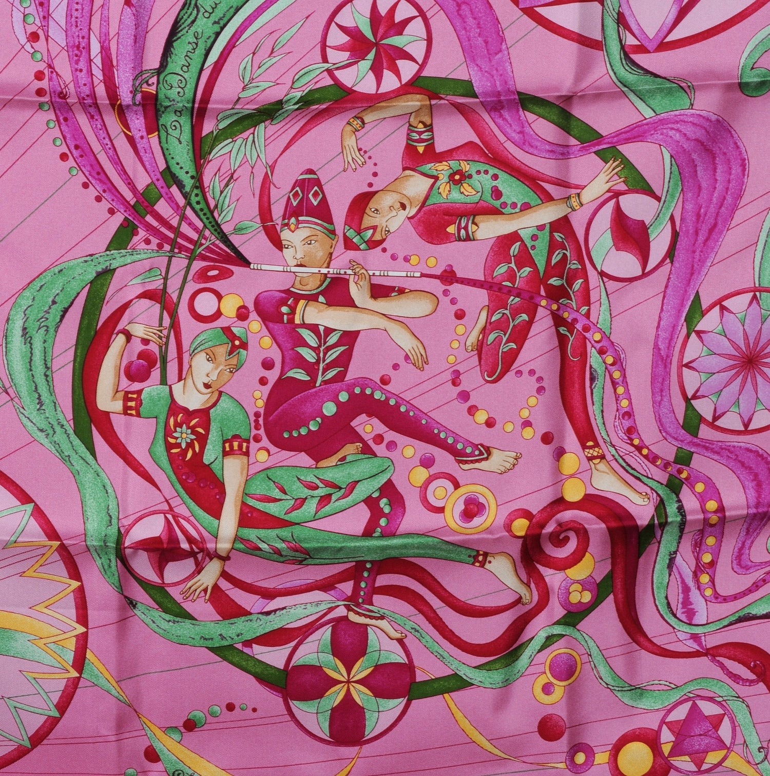 Hermes Silk La Danse du Cosmos Scarf 90 1 of 7