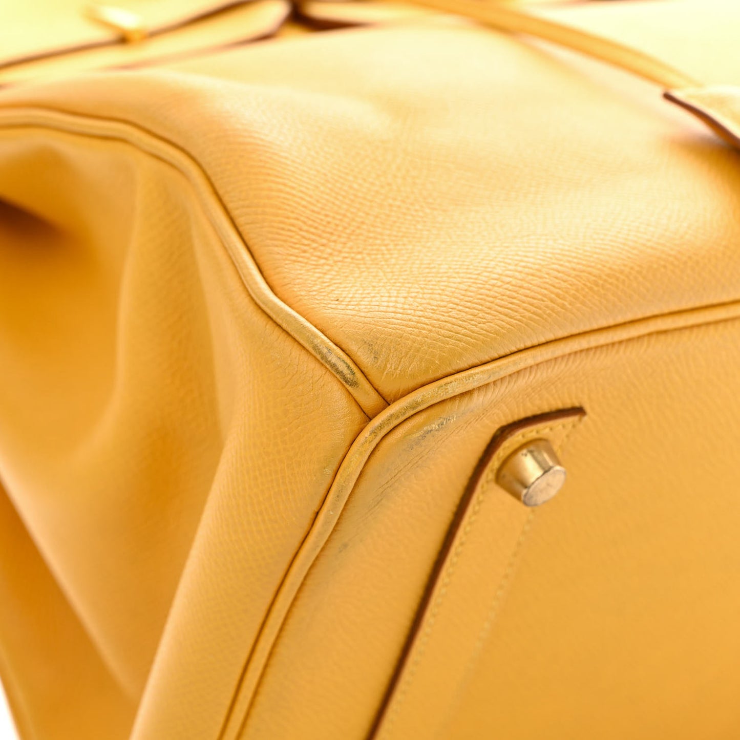 Epsom Birkin 35 Jaune