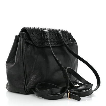 Bottega Veneta Nappa Intrecciato Small Backpack Black 3 of 12