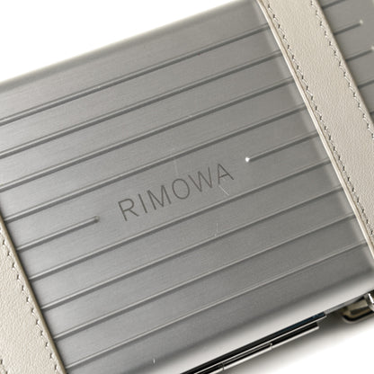 Christian Dior X RIMOWA Aluminum Personal Clutch On Strap Silver 14 of 15