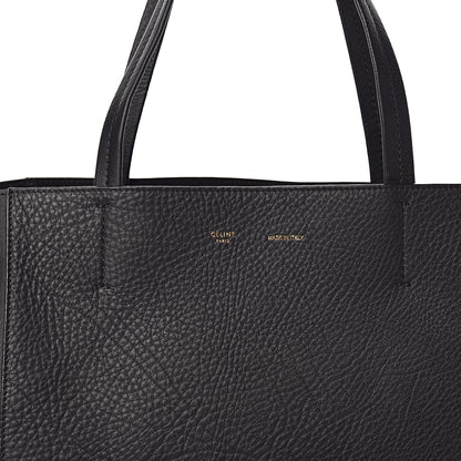 Celine Velluto Smooth Calfskin Medium Horizontal Cabas Phantom Black 6 of 10
