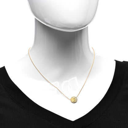Christian Dior 18K Yellow Gold Diamond Black Onyx Mother of Pearl Rose Celeste Pendant Necklace 2 of 4