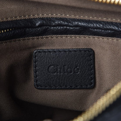 Chloe Snakeskin Calfskin Medium Marcie Satchel Black 6 of 7
