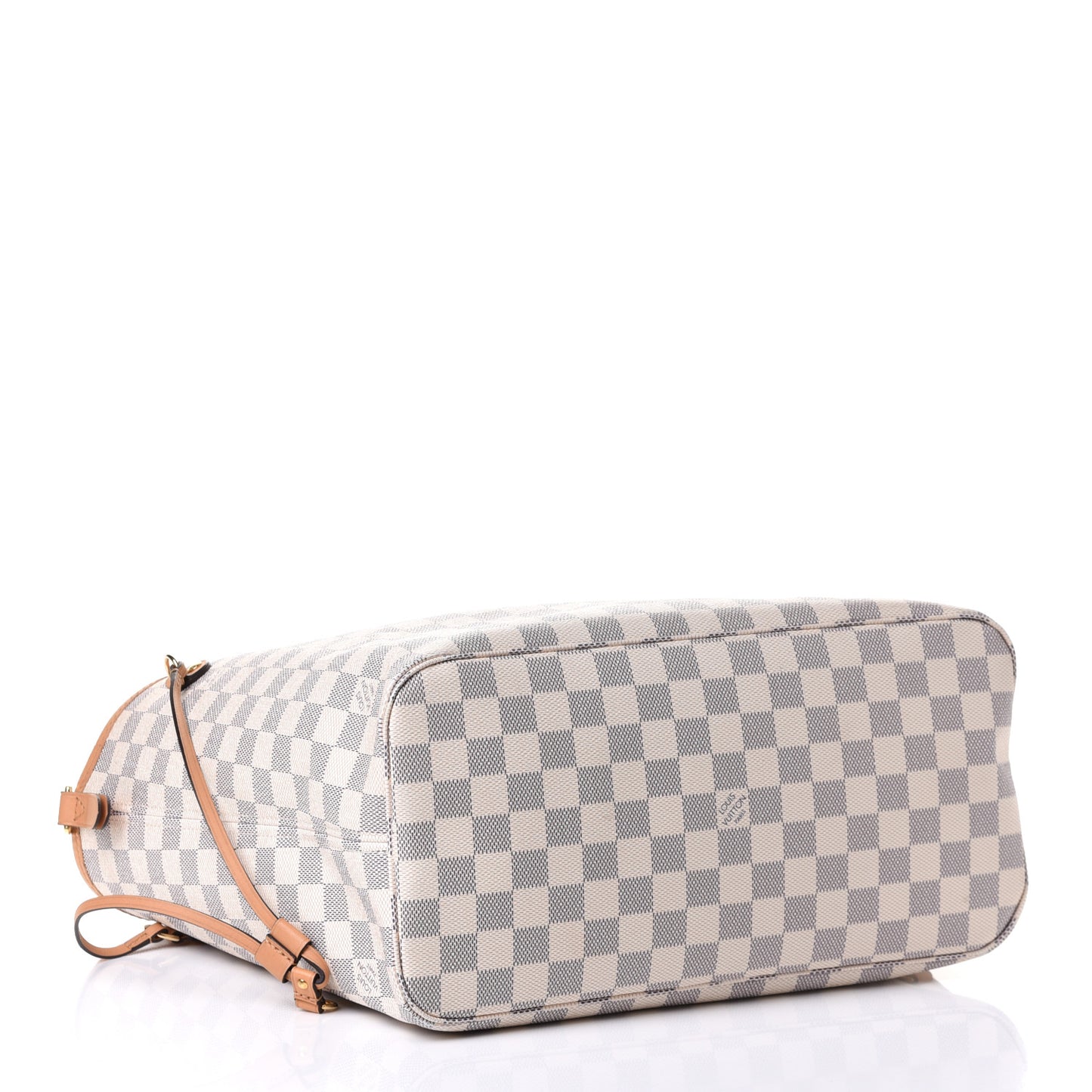 Damier Azur Braided Neverfull MM Pink