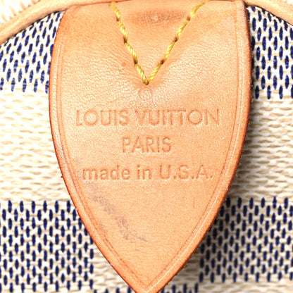 Louis Vuitton Damier Azur Speedy 30 6 of 11