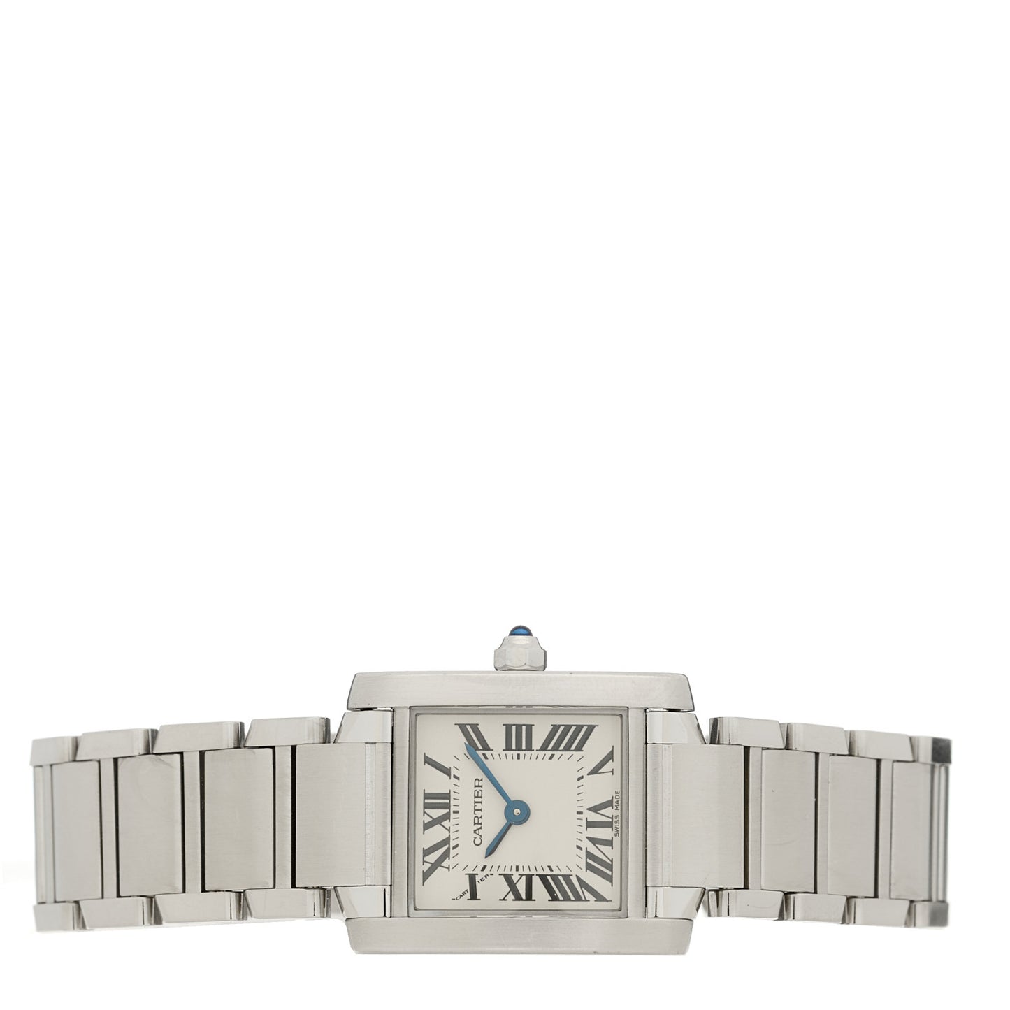 Stainless Steel 20mm Tank Francaise Quartz Watch